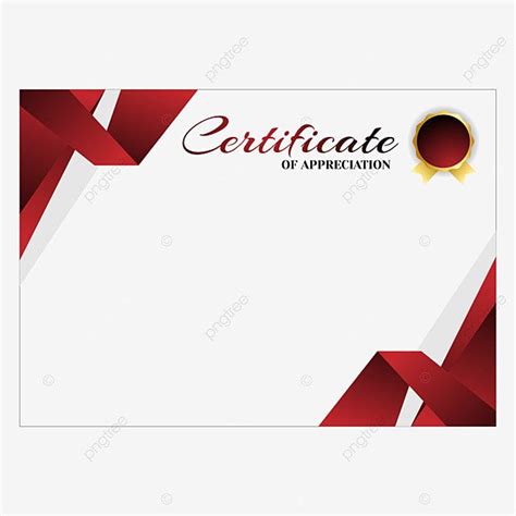 Red Certificate Border Design With Elegant Style Vector and PNG | Certificate border ...