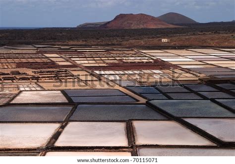 Spain Canary Islands Lanzarote Sea Salt Stock Photo 70115071 | Shutterstock