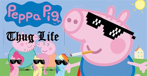 Gangster Peppa Pig Meme