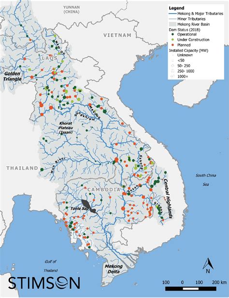 2020 Status of Lower Mekong Mainstream and Tributary Dams • Stimson Center