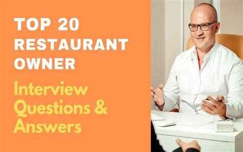 Top 20 Restaurant Owner Interview Questions and Answers 2024 ...