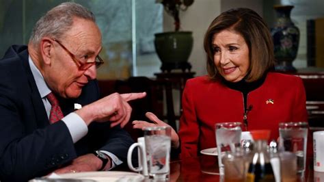 Great fun clip of Nancy Pelosi and Chuck Schumer lunch interview with ...