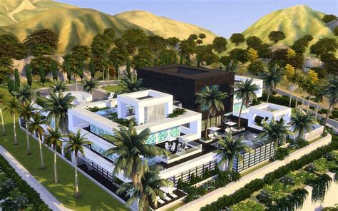 Superstar Mega Mansion by alexiasi at Mod The Sims 4 » Sims 4 Updates