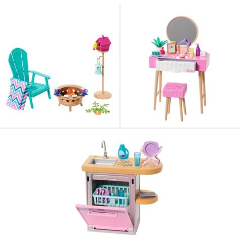 Barbie Furniture Accessory Packs - Assorted | BIG W