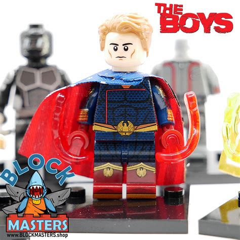 The Boys Superheroes Minifigure The Seven Lego & Custom Homelander Mini ...