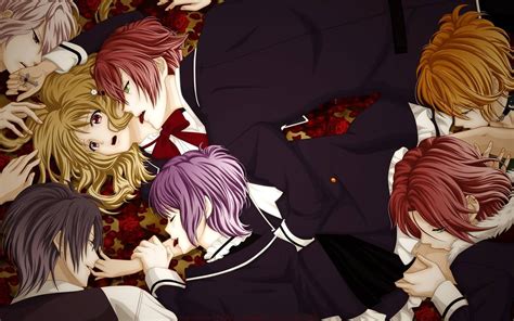 Yui with all of the Sakamaki brothers Diabolik Lovers Episodes, Diabolik Lovers Ayato, Ayato ...