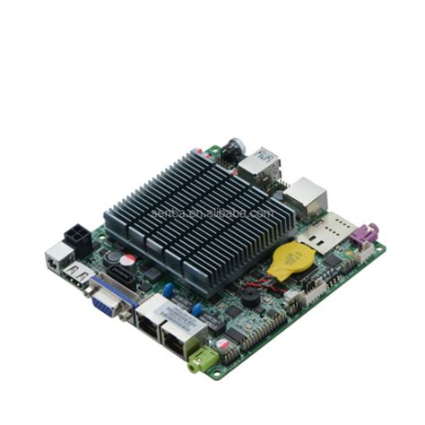 X86 Fanless J1900 Quad Core Dual Lan Nano Itx Motherboard With Lvds ...