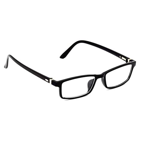 Buy Hrinkar Black Rectangle Square Bifocal and Single Vision Latest Optical Spectacle Chasma ...