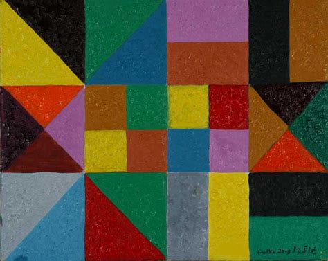 Squares and Triangles Painting by Harris Gulko - Fine Art America