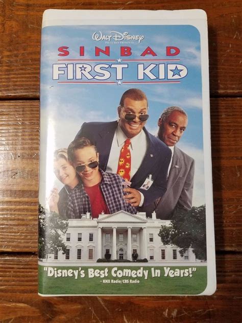 Walt Disney Presents First Kid 1996 VHS Sinbad Brock Pierce Robert Guillaume | Disney presents ...