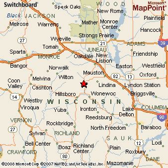 Elroy, Wisconsin Area Map & More