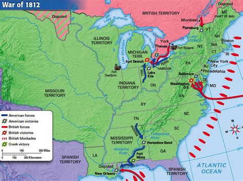 Map Of Usa 1812 – Topographic Map of Usa with States