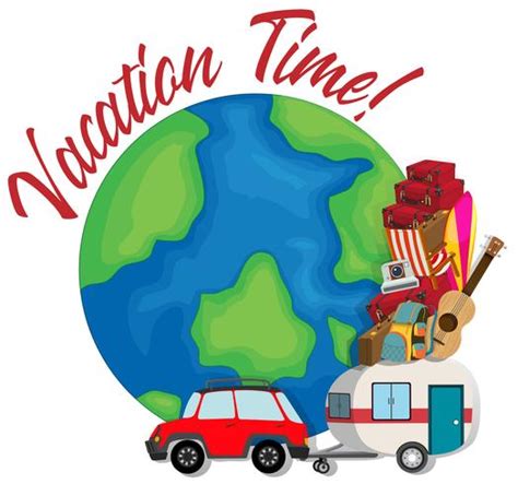 A vacation time logo 413071 Vector Art at Vecteezy