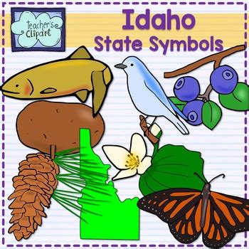 Idaho state symbols clipart by Teacher's Clipart | TPT