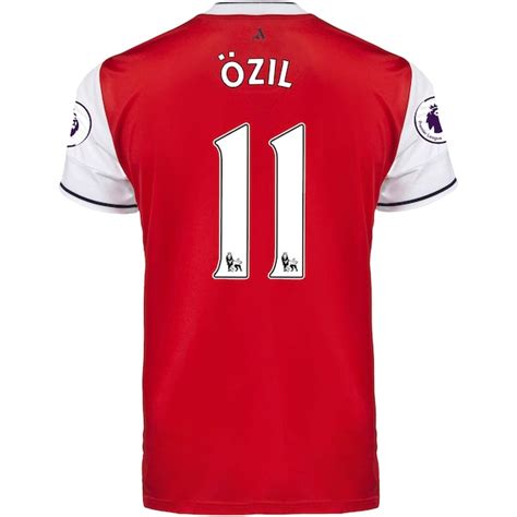 Mesut Ozil Arsenal Puma Youth 2016/17 Home Player Jersey - Red ...