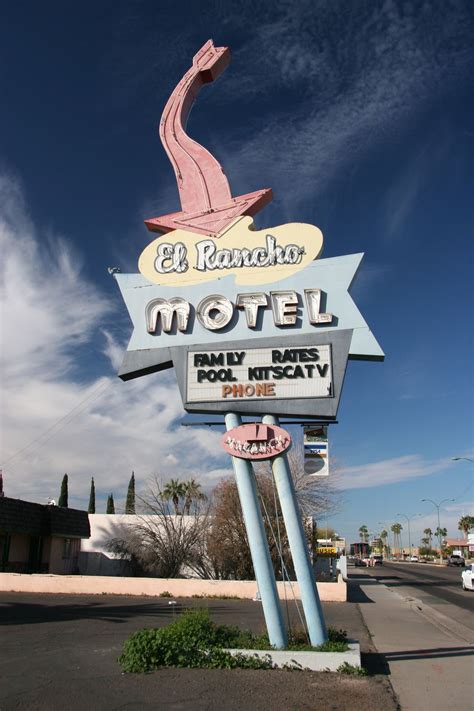 El Rancho Motel Architectural Signage, Mesa, Arizona, Jan 2012 | Smithsonian Photo Contest ...