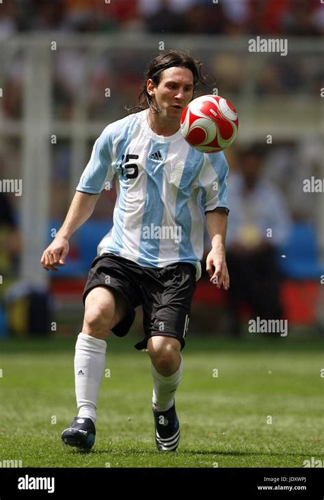 LIONEL MESSI ARGENTINA & BARCELONA OLYMPIC STADIUM BEIJING CHINA 23 August 2008 Stock Photo - Alamy