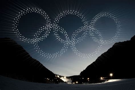 Intel’s drone light show never got off the ground for the 2018 Winter Olympics opening ceremony ...