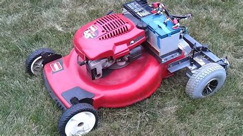 Remote Control Mowbot Explained | Lawn mower, Remote control, Diy lawn
