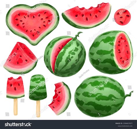 610 Watercolor Watermelon Clipart Images, Stock Photos & Vectors ...