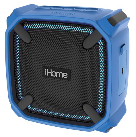 iHome IBT371LBC Portable Bluetooth Speaker Blue IBT371LBC - Best Buy