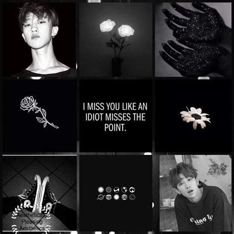 The8 Moodboard~Black Aesthetic | Carat 캐럿 Amino