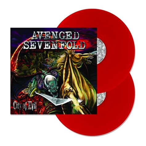 Avenged Sevenfold - City Of Evil - Transparent Red [Explicit Content] | Big House Guitars