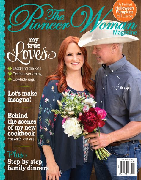 Ree Drummond and Ladd Drummond Pose for Pioneer Woman Magazine