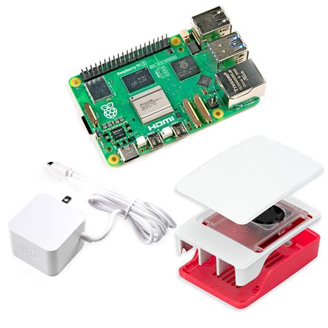 Raspberry Pi 5 Essential Kit - 4GB - KIT-23781 - SparkFun Electronics