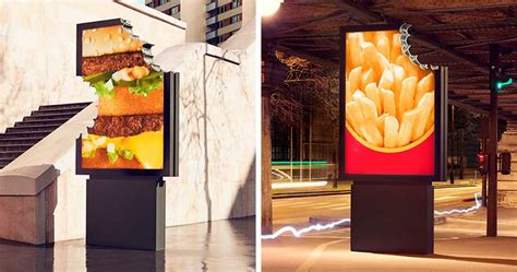 McDonald’s Surprises Parisians By Launching These New Unique-Looking Street Ads | Bored Panda