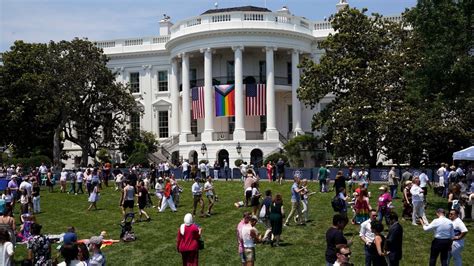 Biden marks LGBTQ+ Pride Month with celebration on White House South ...