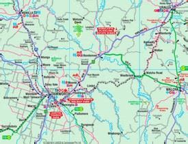 Tamworth Maps | New South Wales, Australia | Detailed Maps of Tamworth