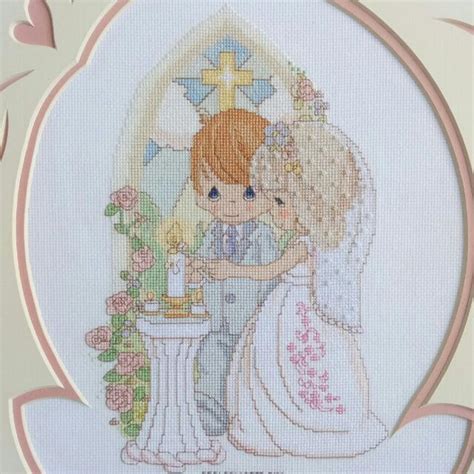 Cross stitch set - Precious moments And The two Shall Become One Wedding, Hobbies & Toys ...