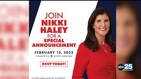 WATCH LIVE: Nikki Haley delivers special announcement in Charleston ...