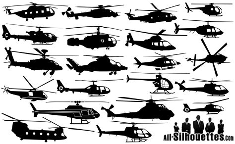 Helicopter Silhouette Vector at Vectorified.com | Collection of Helicopter Silhouette Vector ...