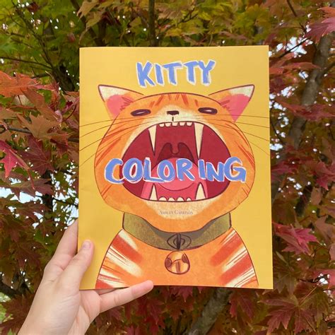 Kitty Coloring Book Cat Coloring Book - Etsy