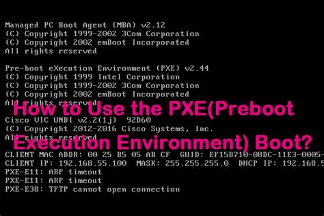 How to Use the PXE (Preboot Execution Environment) Boot? - MiniTool