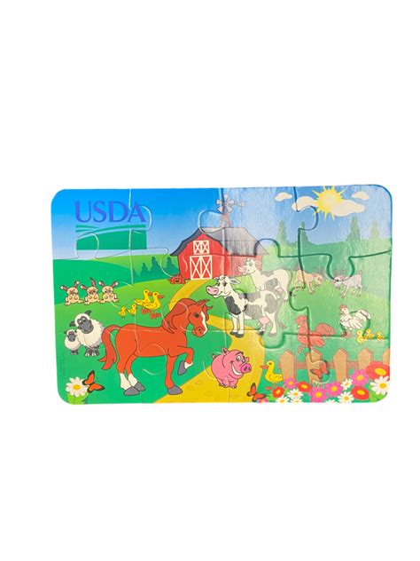 USDA Children's Farm Puzzle - USDA Employee Services & Recreation Association