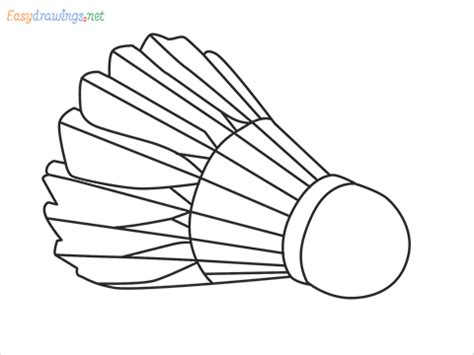 How To Draw Shuttlecock Step by Step - [8 Easy Phase]