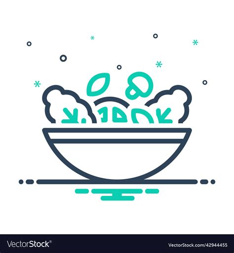 Salad Royalty Free Vector Image - VectorStock