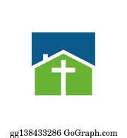 Vector Illustration - Church logo. christian symbols. cross of jesus ...