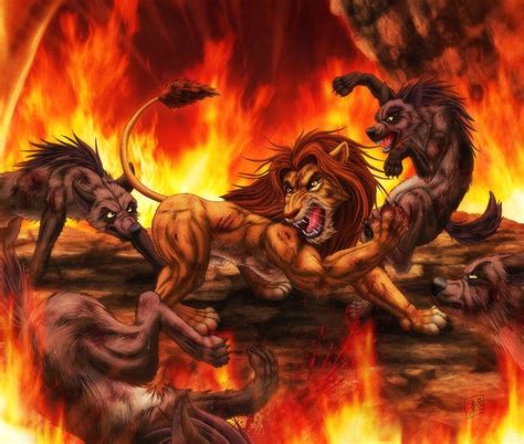 Lion king Simba vs hyenas | Rey leon, El rey leon, Dibujos bonitos de animales