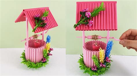 DIY - Water Well with Waste Paper - Craft home decoration ideas ...