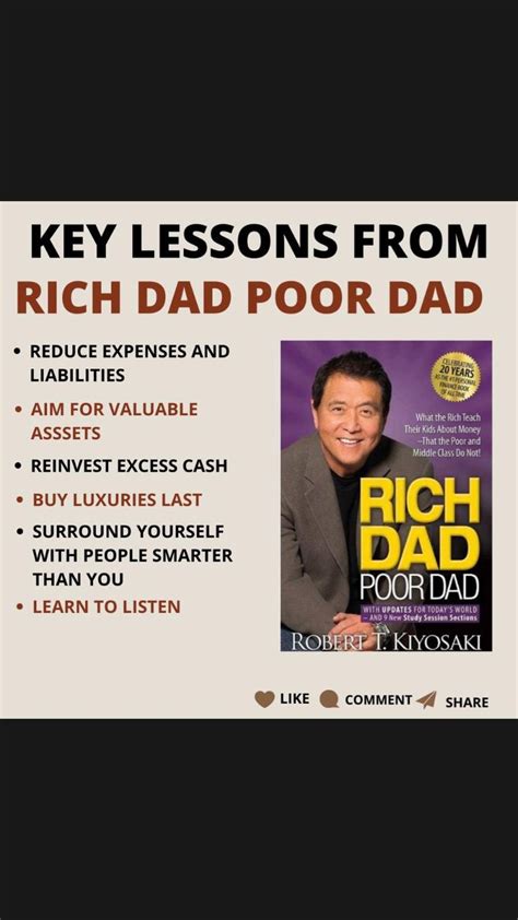 Key Lessons from Rich Dad Poor Dad: An immersive guide by Money Making ...