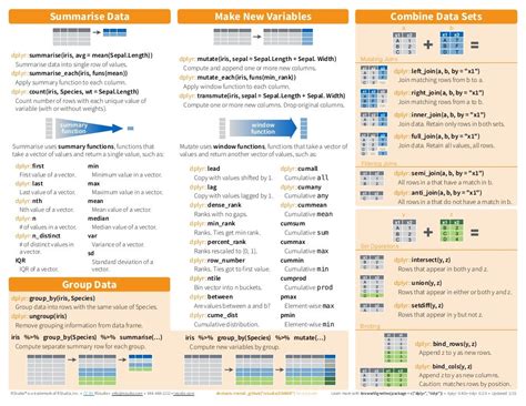 Data Wrangling with dplyr and tidyr Cheat Sheet