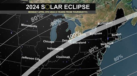 Central New York gets a rare total solar eclipse three years from Thursday, April 8th | WSYR