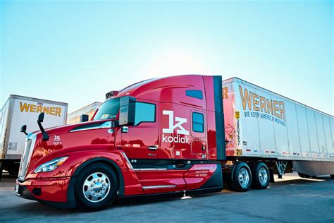 Werner to run '24/7 Long-Haul Autonomous Freight' lane with self-driving truck company