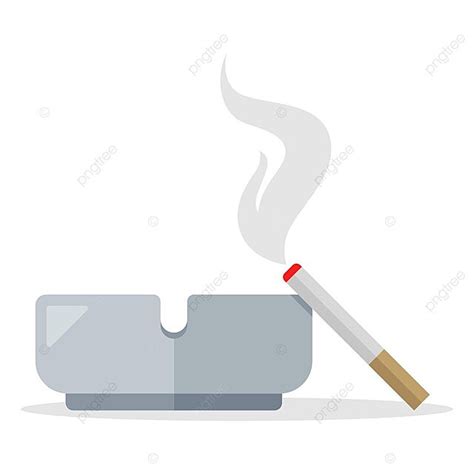 Ashtray Containing Cigarette Ash And Smoke Residue Cigar Harm Lit ...