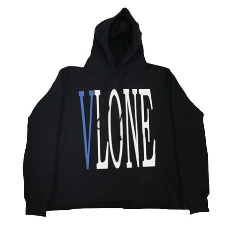 Vlone Blue Staple Logo Hoodie