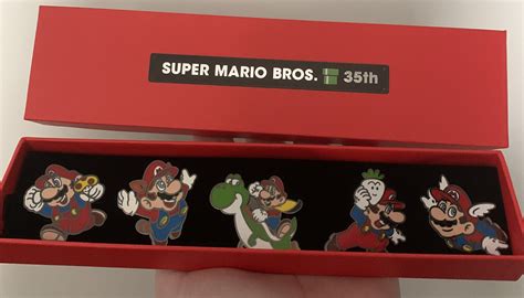 Check out some pics of the Super Mario Bros. 35th Anniversary pin set | The GoNintendo Archives ...